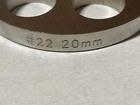  22 X 3 4   20mm  Stainless Meat Grinder Plate For Lem 3 3 16  Diameter