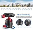 Neewer 360   Rotating Panoramic Ball Head Tripod Head With 1 4    Quick Shoe Plate