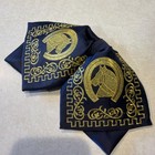 Mariachi Bow Tie   Navy Blue And Gold Horseshoe  horse Embroidered   Mo  o Charro