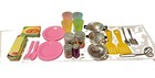 Pretend Play Kitchen Food Accessories Mixed Lot Condiments Utensils Pots Vintage