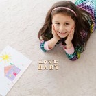 100 Pcs Alphabet Wall Decor Alphabet Embellishments Wood Letters Wall Decor
