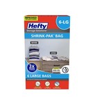 Hefty Shrink-pak 6l Vacuum Bags  Space-saving Storage