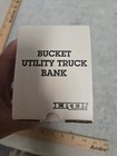 Ertl Bucket Utility Truck Bank With Key 1993  H332  Diecast  1 34 Scale
