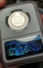 El Salvador 1943 25 Centavos Silver Coin Graded Ngc Ms66