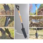 Drain Spade Teeth Shovel Multi-purpose Metal Blade Shovel 48 In  Durable Handle