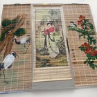 Japanese Wall Art Vintage  Lot Of 3  read Description   Scroll