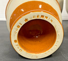 Bennington Potters Set Of 7 Double Egg Goblet Style Vintage Stoneware Cups  1890