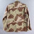 Us Army Chocolate Chip Camo Coat Medium Desert Storm Combat Military Jacket Reg