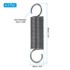 Extension Spring Wire Diameter 0 08   Od 0 8   Length 3 5  Tension Springs 2pcs