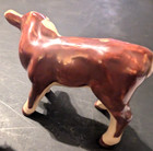 Vintage Hagen Renaker Guernsey Calf Baby Cow Brown White Miniature Figurine 