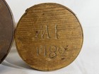 Antique Bentwood Pantry Box Pair Primitive Shaker Wooden Peg Lidded Storage Set