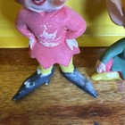 Vintage Christmas Mcm 1950s  Porcelain Pixie elf Ceramic Figurine Japan