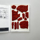 Stampin Up Beside Me Rubber Stamp Set - Used - Retired - Masculine