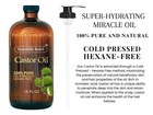 Cold-pressed Organic Castor Oil In Glass Bottle - 16 Fl Oz - 100  Pure And Natur