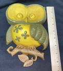 Vintage Sexton Metal Owl Wall Art Hanging Metal Plaque Mid Century 1970
