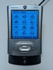 Vintage Palm Tungsten T3 Handheld Pda With Stylus  Leather Case - Tested Working