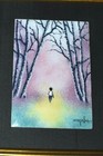 Nice Vintage Dom Mingolla Enamel On Copper  Painting Signed  1