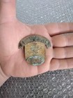 Vtg Obsolete  Very Rare  policia Auxiliar Id  Badge 2 10 x2 25  Mexico 1960s