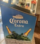 Corona Extra Metal Beer Cooler Blue Collectible Breweriana Made In Mexico