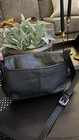 Aimee Kestenberg Black Medium Crossbody Adjustable Strap Magnetic  Silver Hw