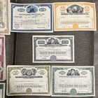  lot Of 500  Variety Of Stock Certificates  20 Different Certs 25 Each  Wow