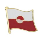10 Greenland Flag Pins 0 5  Greenlandic Pride Lapel Pin Hat Tie Tack Badge Set