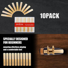 10 Pack Bb Clarinet Reeds 2 5 Strength For Beginner And Player  Thinner Reed Tip