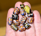 Antique Venetian Assorted Millefiori Italian Murrine Cane Beads  African Trade