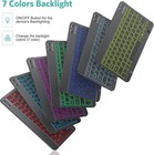 Tecurs Bluetooth Keyboard And Mouse Combo For Ipad - Rechargeable Wireless Keybo