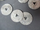 55 Vintage Tokens - Louisiana Luxury Tax With Cut Out Triangle In Center - 257