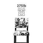 Cole Black Cow Print Counter Stool By  