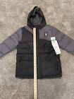 Spyder Jacket Boys Size Large Black Water Resistant Thermal Web Coat Nwt W  Hat