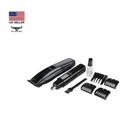 Wahl 5537-1801 Cordless Battery-operated Beard Trimmer Bonus Ear Nose Brow Trim
