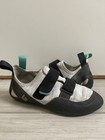 Black Diamond Momentum Climbing Shoes Gray Black Hook Loop Strap Gym Women Sz 8