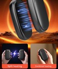 2-pack Hand Warmers Rechargeable 6000mah Portable Pocket Size 3 Heat Settings- 