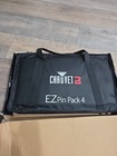 Chauvet Dj Ezpin Pack 4 Ezpin Pin Spot Light Fixtures irc-6 Remote carry Case