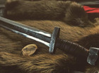 Hand Forged Medieval Style Battle Ready Viking Sword With Norse Runes On Blade 