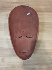 Vintage Wooden Hand-painted   Carved Mask Indonesia