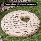 Personalized Those We Love Memorial Stepping Stone Garden Grave Marker Cemetery