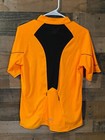 Canari 1 4 Zip Short Sleeve Cycling Jersey Shirt Sz M Biking Touring Orange