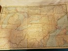 National Geographic Map Poster Lot Of 2 Northeastern Us 1945 Washington Dc 1964