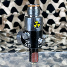 New Pmi Pure Energy High Pressure 3000 Psi Tank Regulator - Black chrome