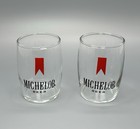 Michelob Beer Glass   Coasters Set   Vtg Tavern Advertising   Man Cave Bar Gift