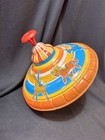Vintage Toy Ohio Art 311a185 Usa Litho Lithograph Metal Spinning Top Carousel