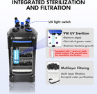 Canister Filter  Ultra-quiet External Aquarium Filter With Free Media For Large