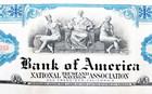 Early Bank Of America 1949 Stock Certificate   San Francisco   Signed