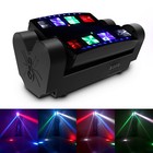 180w Rgbw Laser Spider Moving Head Led Stage Light Beam Dmx Disco Party Dj Light