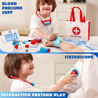 Kids Doctor Kit 16-piece Pretend Play Medical Kit With Bag  Doctor Role Play    