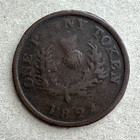 Canada Nova Scotia  1 Penny Token  1824  Km 2