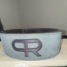 Larry Wheels Pr Lifestyle 13mm Lever Belt Large Gray Powerlifting Weightlifting